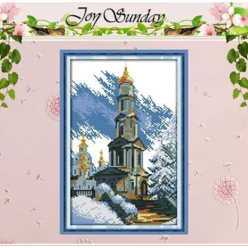 Sky City Patterns Counted Cross Stitch 11CT 14CT Cross Stitch Sets wholesale Cross-stitch Kits Embroidery Needlework home decor