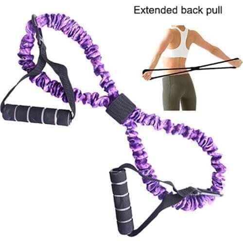 Latex Rally Bag Wrapped Camouflage Rehabilitation Training Hand Pull Rope Latex Tube Rally Bag Braley Rope Exercise Arm