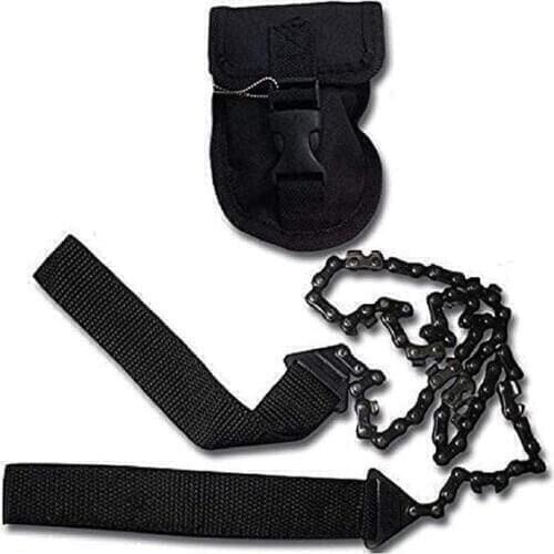 Mintiml™ Pocket Chainsaw Survival Gear Manual Hand Steel Rope Chain Saw Practical Portable Emergency Survival Gear Steel Wire Ki