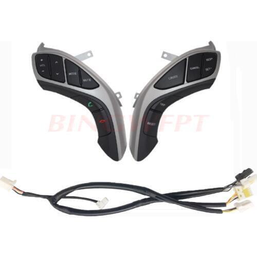 Multifunction Steering wheel button For Hyundai Elantra 2012/2013/2014 phone volume audio cruise function switch accessories