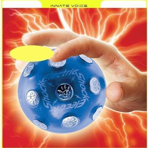 ZK50 New Safe Electric Shocking Ball Fun Neutral Plastic Case Metal Ball Stress Relief Auto off Fun Prank Trick ball Party Toy