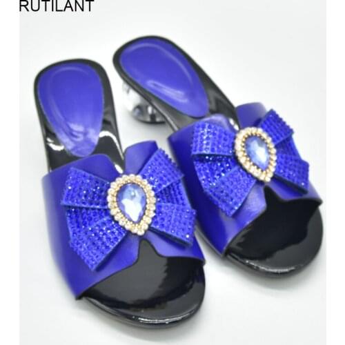 New Arrival Italian Elegant Design Pumps Women Shoes Open Toe Shoes 2021 Fashion Women Low Heel Slip on Closed Toe Heels