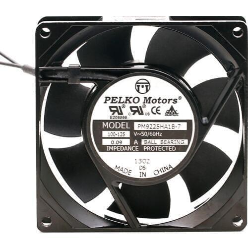 PELKO PM9225HA1B-7 Server Cooling Fan AC 100V 0.09A 92x92x25mm 3-wire