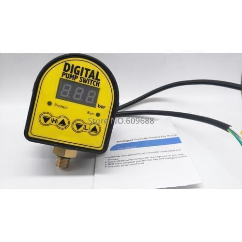 Digital display water pump switch electronic intelligent pressure pump controller automatic water pump switch control