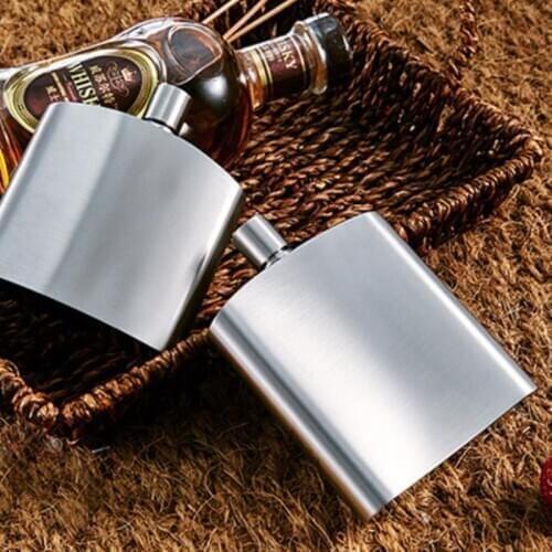 Portable Barware Stainless Steel Hip Flask Flagon High Quality Portable Wine Whisky Pot Bottle Drinkware Bottle High Quanlity