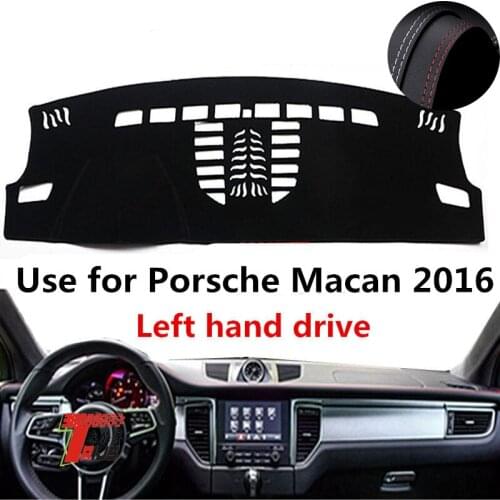 TAIJS Factory Simple Anti Cracking Leather Car Dashboard Cover For Porsche Macan 2016 Left hand drive