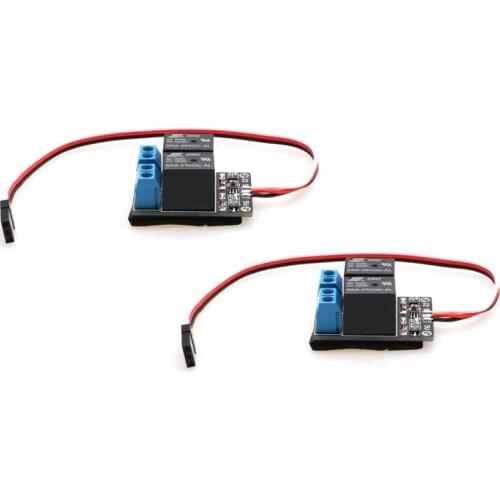 2pcs RC Drone Model Remote Controller J2 Relay Switch PWM Light Controller 2 in 1 Electronic PCB Module On-off 5V Receiver Power