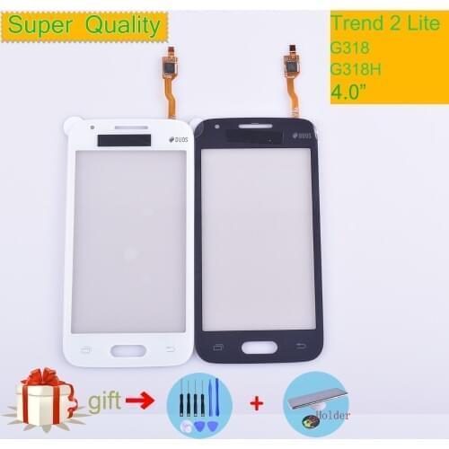 G318 For Samsung Galaxy Trend 2 Lite SM-G318H G318H G318 Touch Screen Panel Sensor Digitizer Front Glass Lens Touchscreen NO LCD