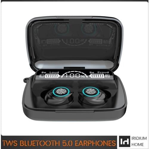 TWS M17 Earphones Charging Box Stereo Sports Waterproof Wireless Bluetooth Headphones 9D fone Headphones for Smartphone Portable