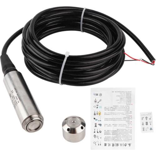 YB-2J-F Water Level Detector Liquid Level Transmitter 0-1/2/3/4/5m Cable Water Level Sensor Detector 12-32VDC 4-20mA