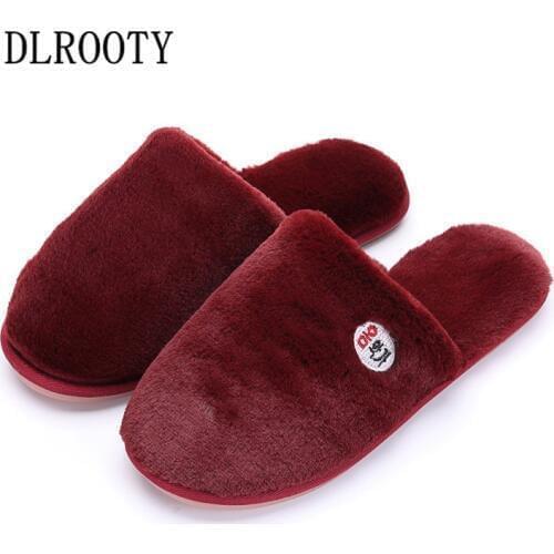 Women Slippers Indoor Flip Flops 2018 New Winter Warm Fashion Platform Silent Non-slip Shoes Woman Slides Flat Casual Solid