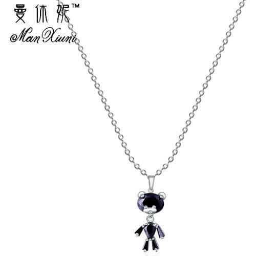 Vintage Necklaces Long Statement Necklace Bear Pendant Necklaces For Women 2018 New Design Necklace & Pendant Trendy Jewelry