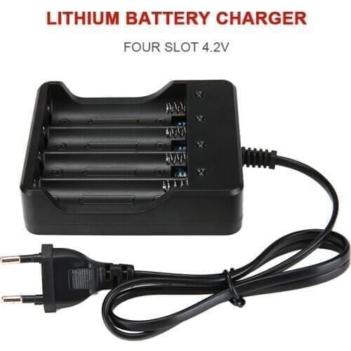 1pc High Quality 4 Slots Battery Charger Intelligent Multi-functional Charging For Rechargeable 18650 Lithium Batteries