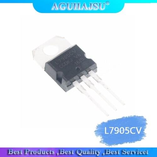 10PCS L7905CV TO220 L7905 TO-220 7905 LM7905 MC7905 5V/1.5A L7905 Three-terminal Regulator Transistor