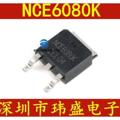10PCS NCE6080K TO-252-2 60V/80A n-channel MOS field effect tube in stock 100% new and original