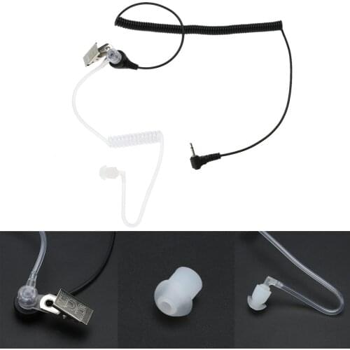 2way Radios Spare Plastic Earbuds Earphones 1 PIN 2.5mm Covert Acoustic Tube Earpiece Earphones for Motorola