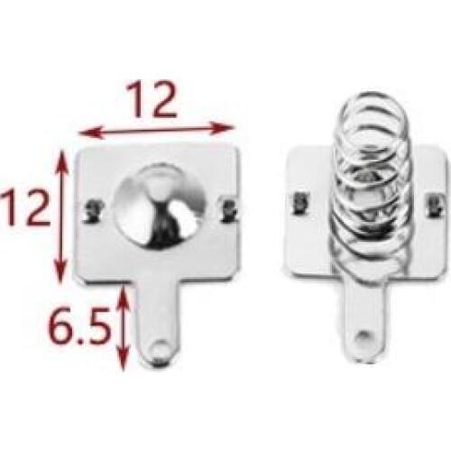 200pcs No. 5 battery piece Shrapnel Battery box spring piece AA universal contact piece Positive and negative 12*12mm