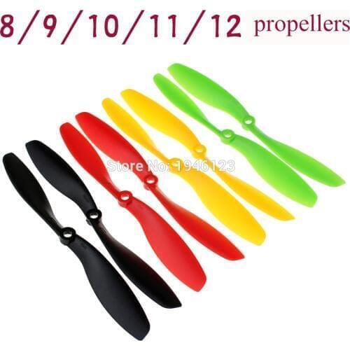 5 Pairs/10pcs FT 8x4.5 8045/9x4.7 9047/ 11x4.7 1147/12x4.5 1245 CW CCW Propeller Props For RC FPV Multi-Copter QuadCopter