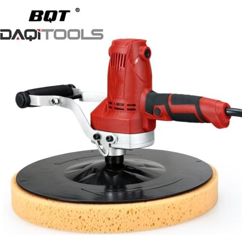 BQT automatic wet wall cement mortar putty smoothing plastering rendering machine grinding machine polishing machine