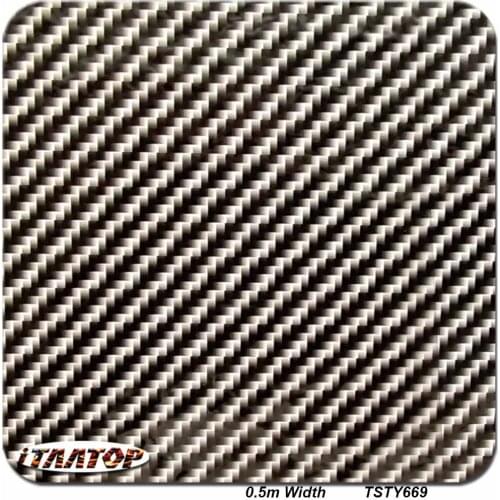 ITAATOP Free Shipping Carbon Water Transfer Film TSTY669 0.5M * 2/10/20M Hydro Dipping Film
