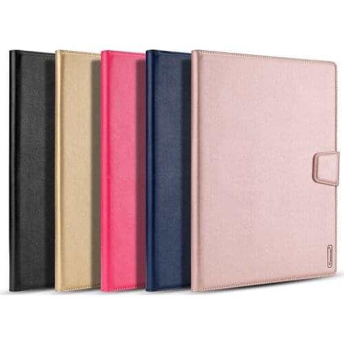 Hanman Sheepskin Case For Apple iPad Air 1 2 9.7 inch Air 3 10.5 inch Air 4 10.9 inch Leather Holder stand Wallet Slot Cover