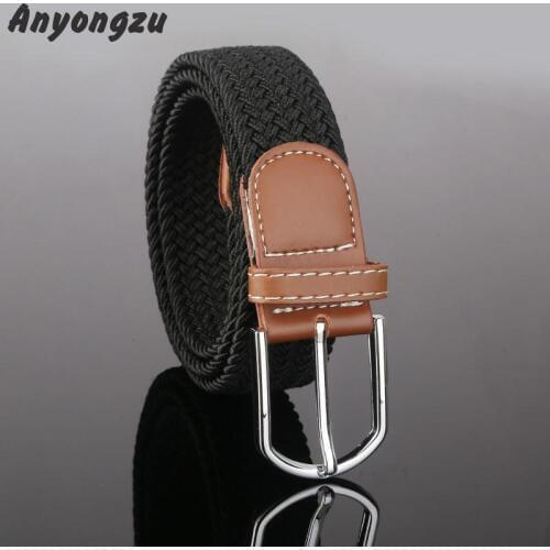 Men Women Elastic Knitted Canvas Belt Super Quality Competitive Price Joker Trendy Waistband Multiple Colors Available