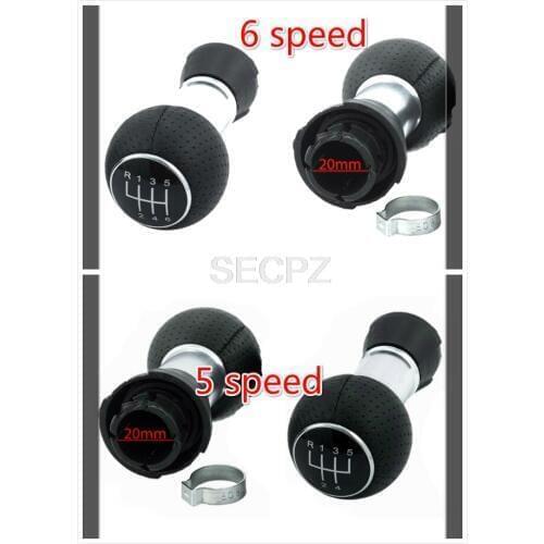 GOOD Shipping 5 6 speed Gear Car Shift Gear Knob For Audi A3 8l 23mm
