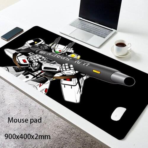 Anime robotech Mouse Pad xxl Computer Mousepad Tapis De Souris for Gamer Office PC Rick Desk Mat keyboard mouse pad desk mat