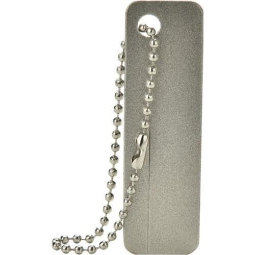 Best Mini TOOL EDC Pocket Diamond Stone Sharpener Keychain for Knife Fish Hook Finger Nail File Outdoor Camping Tool