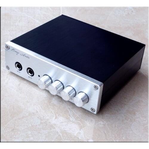 KYYSLB 2019 Single DC 8-25V 100W+100W TPA3116D2 HD Kara OK Amplifier Double JRC5532 pre-op MINI Amplifier
