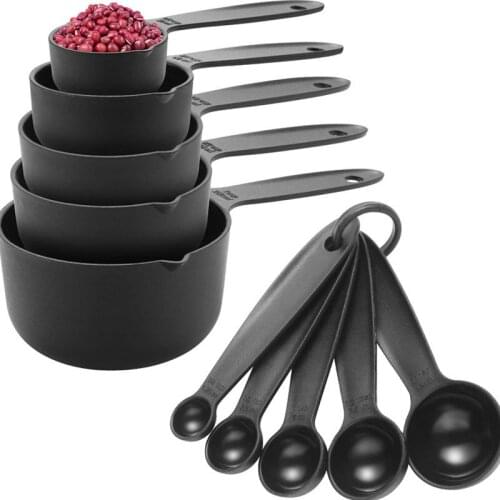 10 pcs Measuring Cups and Spoons Set Accurate Measuring Cup Set for Dry and Liquid Measurements Kitchen Supply TS1