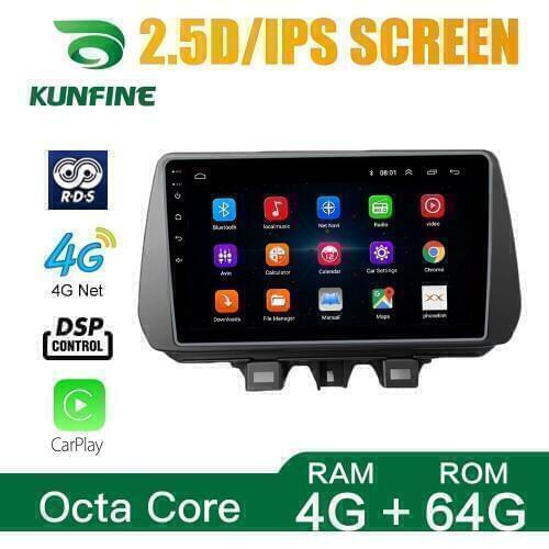 Octa Core 1024*600 Android 10.0 Car DVD GPS Navigation Player Deckless Car Stereo for HYUNDAI Tucson 2019 Radio Headunit