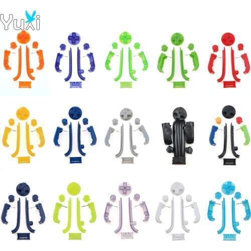 YuXi Plastic Buttons For Gameboy Advance Replacement Keypads L R A B Button For GBA D Pads Power ON OFF Button