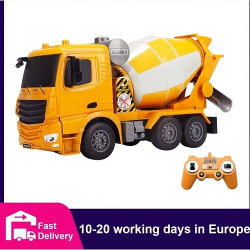 CONUSEA 1:26 RC Truck Mixer Truck Caterpillar Tractor Model Engineering Cars Excavator 2.4GHz Radio Controlled Car Toy For Boys