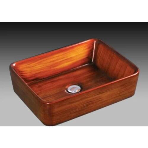 Fine art basin high-grade wood grain marble grain stage art basin washbasin washbasin washbasin