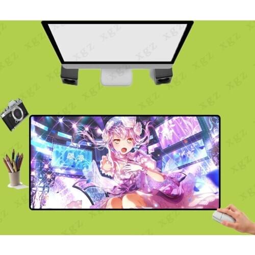 XGZ Girl Orchestra Mouse Rubber Pad Gaming Mousepad Desk Mat Computer Gaming Non-slip Mouse Pad Gamer Play Mats XXL