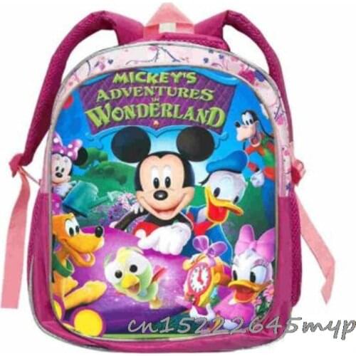 Pink schoolbag For Girls Large capacity schoolbag for primary school students fashion cartoon backpack