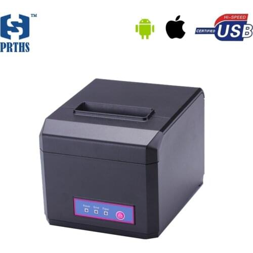 80mm thermal POS receipt printer with bluetooth for IOS & Android USB printer machine wrong paper alarm impresora HS-E81UAI
