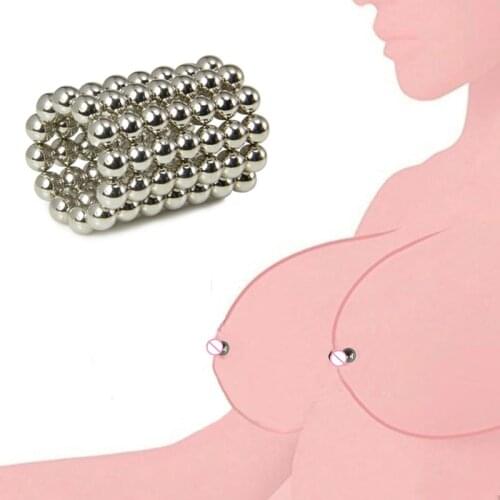 Ultra Powerful Magnetic Orbs Nipple Clamps Orbs Vagina Clitoris Female BDSM Bondage Sex Toys For Women Men Adult Games Couples