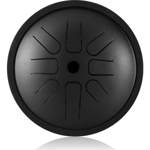 6 Inch 8 Tones C/D Key Steel Tongue Drum Treble Supplement Drum Professional Music Performances Gift Box Percussion Instrument
