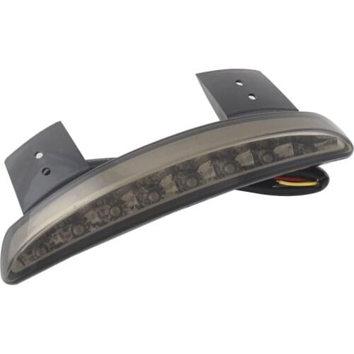 Motorcycle Rear Fender Edge LED Taillight For Harley Sportster XL 883 XL1200 2006-2014 Cafe Racer Red Light Brake Stop Lamp