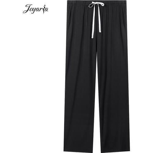 Joyaria Womens Drawstring Sleep Pants Lounge Pajama Sweatpants with Pockets Sleep Bottoms Pajamas Pants for Women