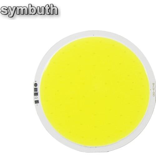 12V 14V DC 82mm Round LED Panel COB Chip on Board Cold White 8w Bulb Module Light Emitting Diode
