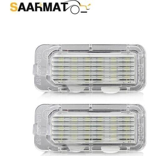 2pcs LED Number License Plate Light Lamp for Ford Focus for Fiesta for Mondeo MK4 for C-Max MK2 for S-Max for Kuga for Galaxy