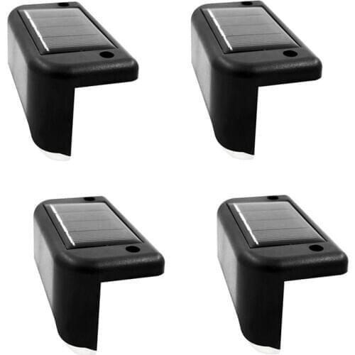 4packs one lot led ladder steps lights solar lamps Optically controlled outdoor