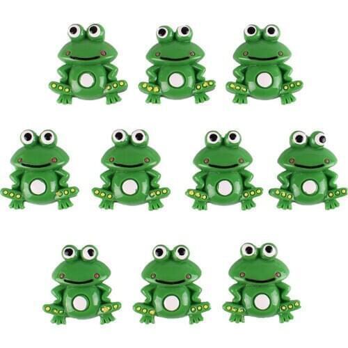 50pcs Frog Resin Scrapbooking Hair Bow Clip Center Crafts Embellishment Charms Cabachons