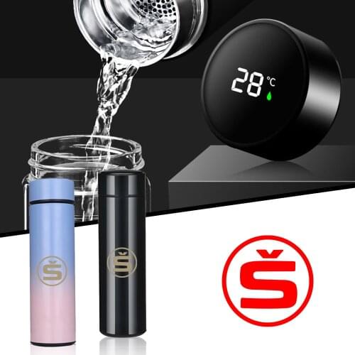 Car accessories Fashionable Insulation Water Cup For Skoda FABIA KAMIQ KAROQ KODIAQ OCTAVIA RAPID SCALA SUPERB Accessories