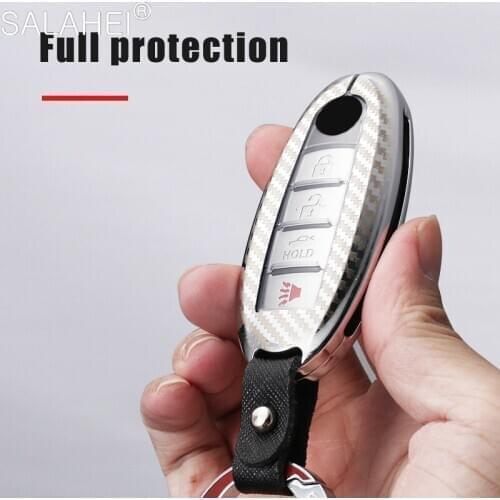 Zinc alloy+TPU Car Key Cover Case For Nissan Qashqai X-Trail T32 T31 Juke J10 J11 Kicks Tiida Pathfinder Note For Infiniti