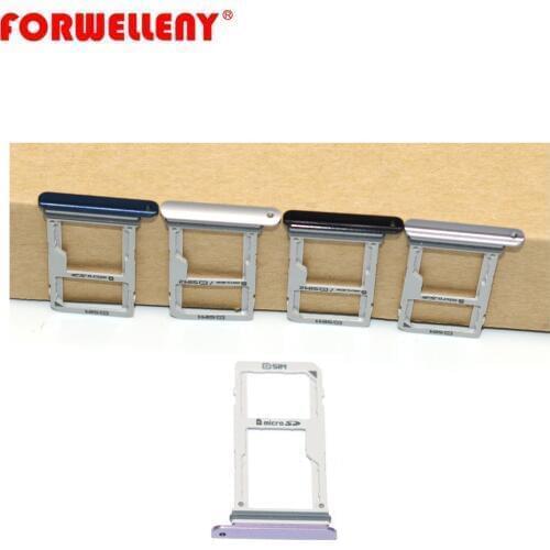 For LG V30 Micro Sim Card Holder Slot Tray Replacement Adapters Red Black Silver Blue Purple gray H930 H933 H931 H932 VS996