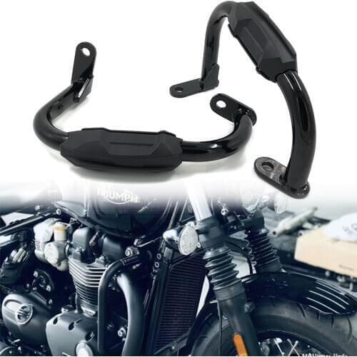 For Triumph street Scrambler/Thruxton 1200/bonneville T120/Bobber Motorcycle Engine Guard Crash Tank Bar Bumper Fairing Frame